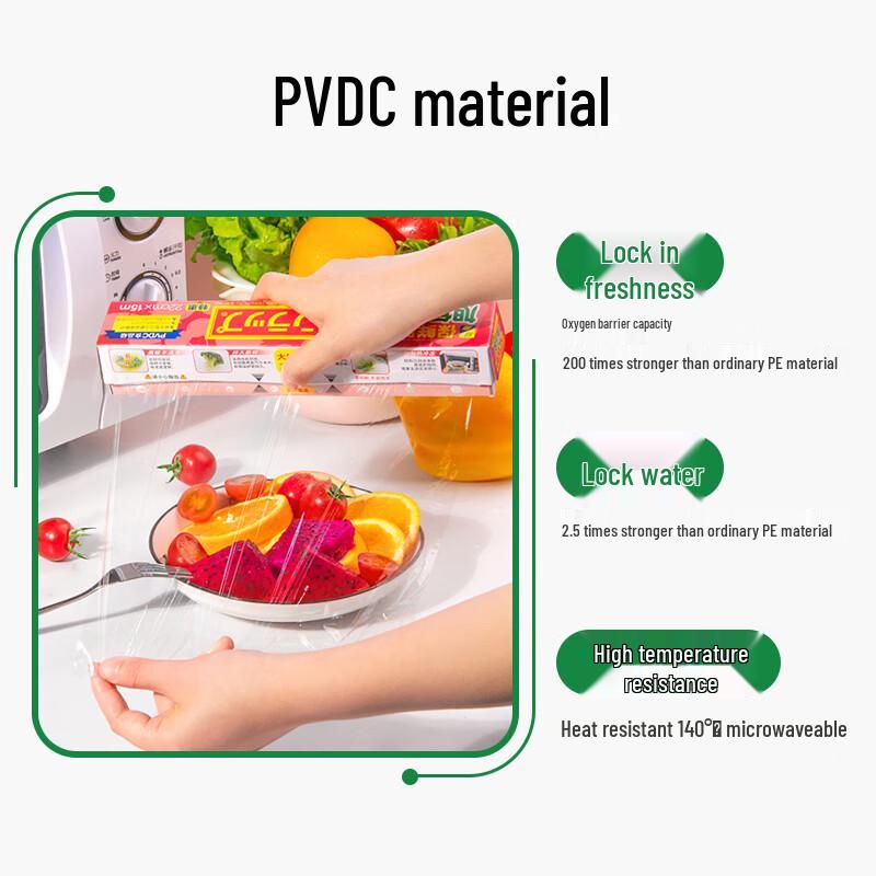 Asahi Kasei PVDC Food-Grade Cling Film with Cutter