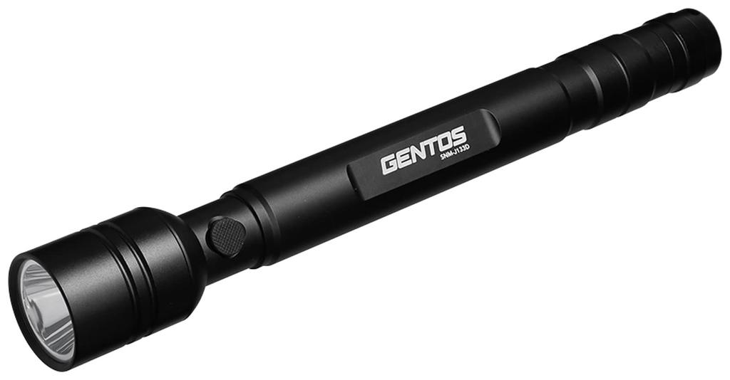 GENTOS SNM Series LED Flashlight Lumens Brightness 8 Hours of Operation Dustproof Uses 3 AA Batteries SNM-J133D [520 / / / Water-Resistant]