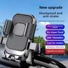 1 Pc Universal Phone Mount Holder, Phone Clamp for Scooter, Bicycle and Motorcycle, Suitable for 4.5" To 7.2" Mobile Phone
