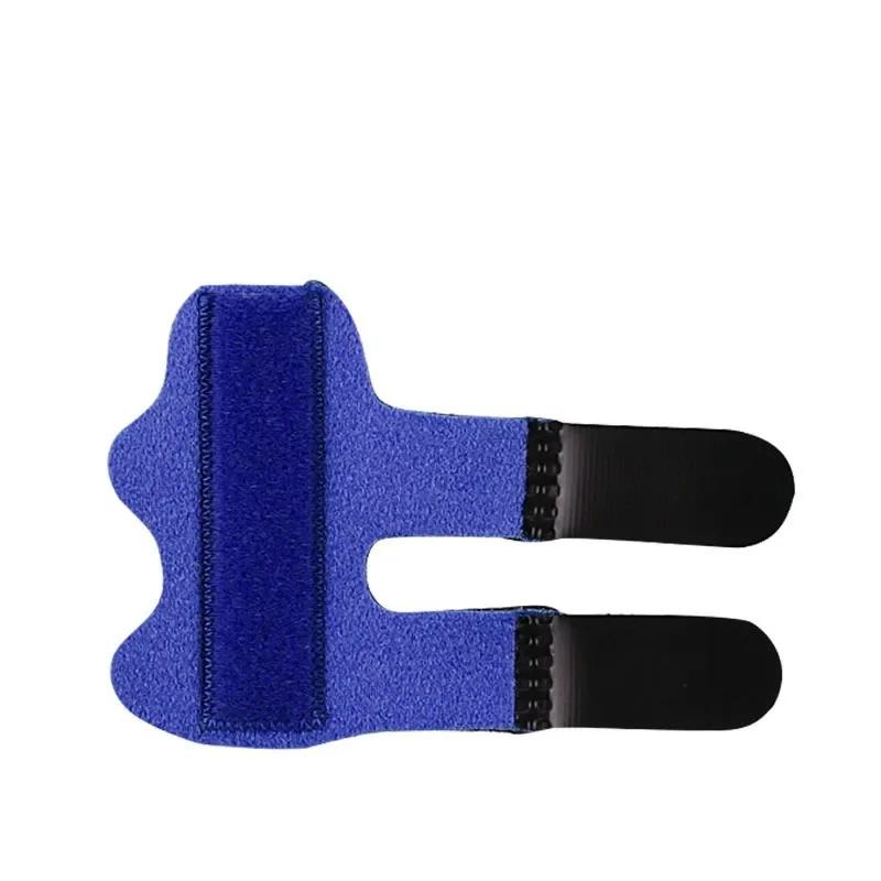 

1Pc Adjustable Finger Splint with Lightweight Aluminum Base - Provides Support and Relief for Injured Fingers L (Adults) синий
