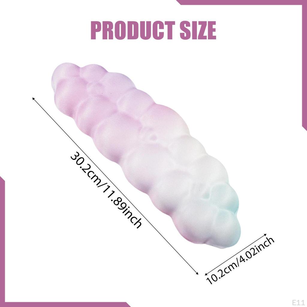 Reposamuñecas para Teclado Brazo de Ordenador Antideslizante Almohadilla para Codo de Escritorio de Portátil para Juegos Familia Amigos