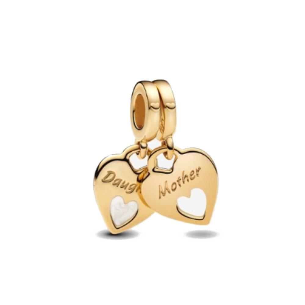 Sell Copper Plated Gold Color Series Charm Infinite Love Leopard Print Heart Fit Original Bracelet Women Jewelry Gift