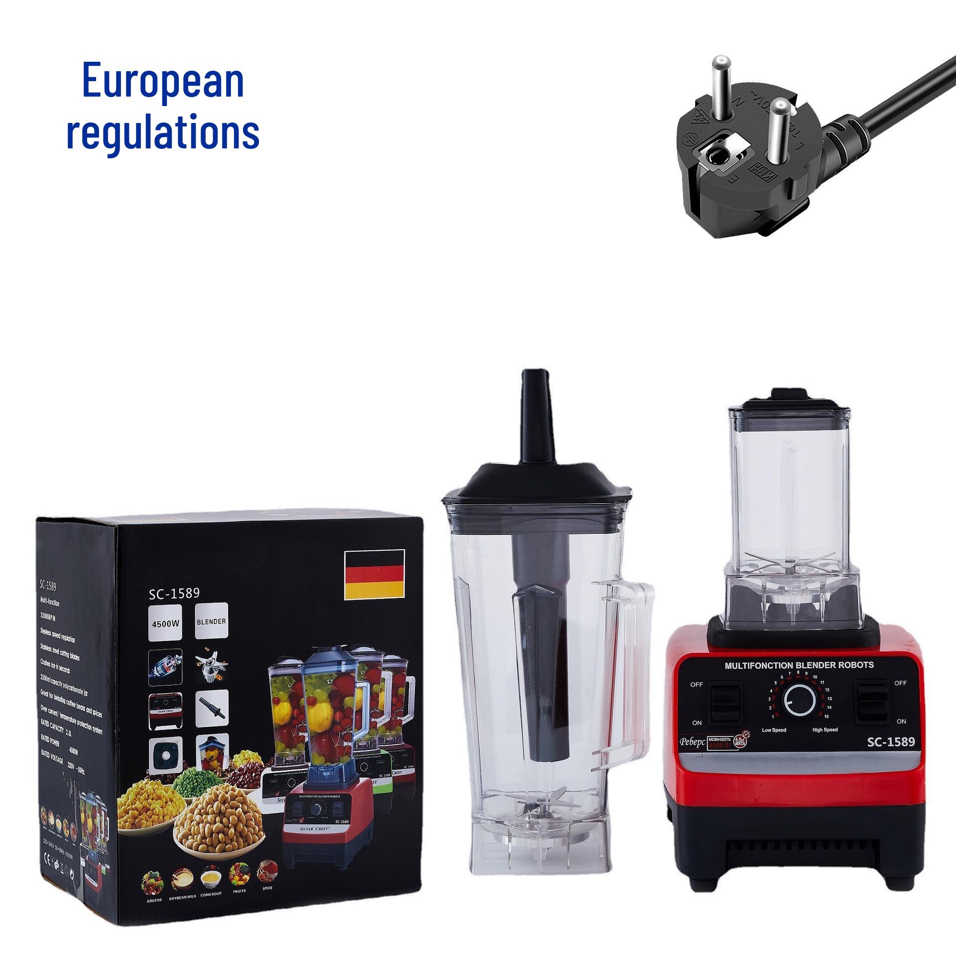 

High-Speed Multi-Function Food Processor: Blender, Cooking Machine, Smoothie Maker, Juicer, Ice Crusher for 3-4 People