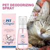 Deodoriserande Hundspray Mild Kattunge Luktborttagare Naturlig Deodorant Parfymspray För Hundar Och Katter Långvarig Luktkontroll