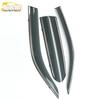 Haima S7/Knight Rain Guards: 3D Stainless Steel Trim Rain Deflectors