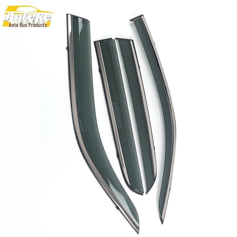 Haima S7/Knight Rain Guards: 3D Stainless Steel Trim Rain Deflectors