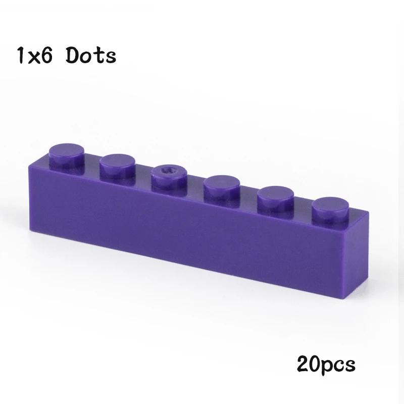 40 Stück Bausteine DIY dick 1x6 Noppen 14 Farben Steine Größe Kompatibel mit 3009 Steinen Kinderspielzeug Pädagogisch für Kinder