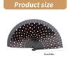 Dots Pattern Folding Fan Clothing Accessories Flamenco Spanish Classical Dance Performances Handheld Fan Hand Fan