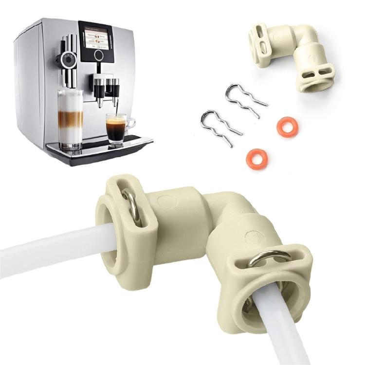 Wasserrohradapter L-förmig Wasser-Thermoblock-Verbinder Kaffeemaschinen-Anschlussstück L-förmiger Verbinder Einfach zu installieren