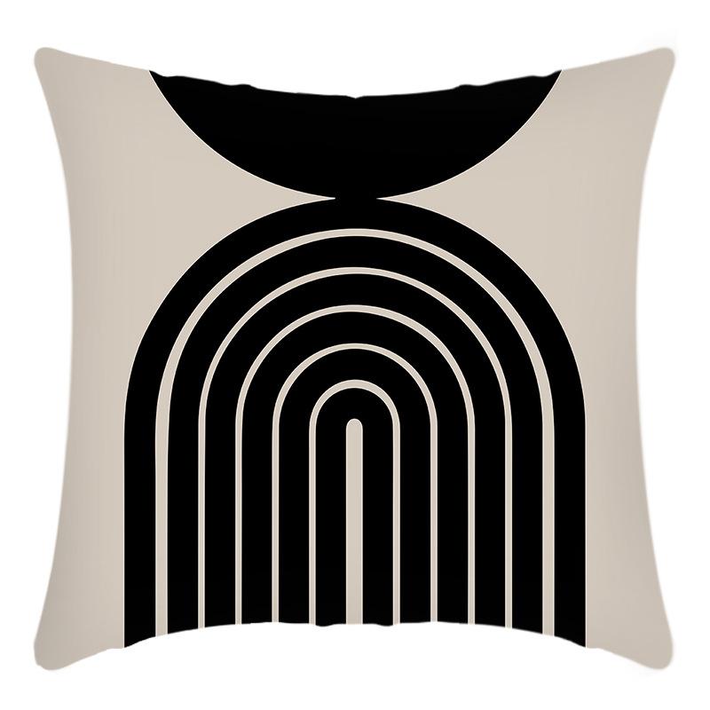 

Новый Дизайн Принт Высококачественный Серый Линейный Комбинированный Принт Подушка Чехол для Домашней Подушки для Дивана 45 * 45Cm pillowcase