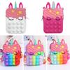 Adorable Rainbow Unicorn Popper Bag For Sensory Fun And Stationery Storage