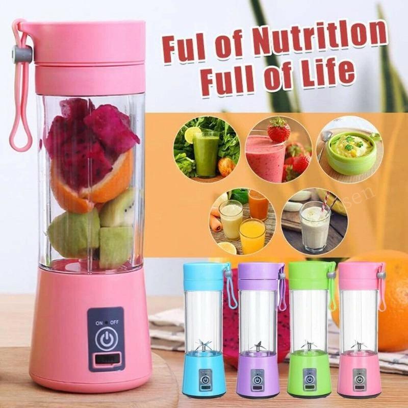 Xiaomi Mini storcator electric portabil, cu incarcare USB, Smoothie Milkshake Maker Storcator automat pentru fructe, portocale, lamaie, blender de bucatarie