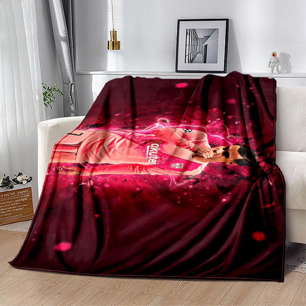 Brazilian Football Player Celebration Blanket Ultra-Soft Great for Office Chair Chair Office Four Seasons Universal Modern Style