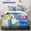 Wogi  Pattern Bedding Quilt Set  Home Decoration  Gift (1 * duvet cover + 2 * pillowcase  without core)