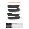 For Mazda CX70 CX80 CX90 CX-70 CX-80 CX-90 2024 2025 Suede Door Anti-kick Sticker Pad Interior Trim Mat Accessories