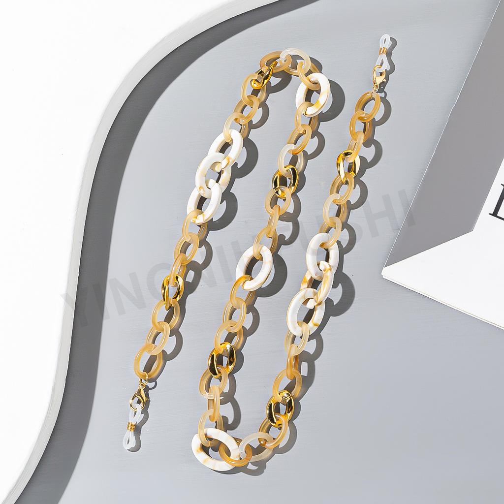 Europäischer und amerikanischer Stil Ins Acryl bunte Brillenketten Damenmode Anti-Verlust Brillenband Lanyard