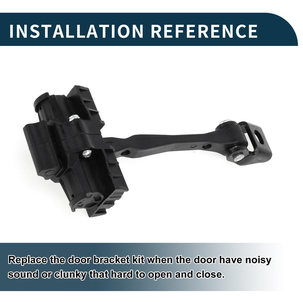 Door Check Strap Stopper Limiter Number for TUCKBOLD SEAT Leon Mk3 Rear Left and Right Door Check Bracket Stop Door Checker Arm Assembly (Part