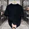 Tricou Grafic European Luxury Bărbați High-End Bumbac Gât Rotund Mânecă Scurtă Streetwear