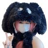 Adult Children Furry Ears Winter Hat Puppy Hat New Year Halloween Party