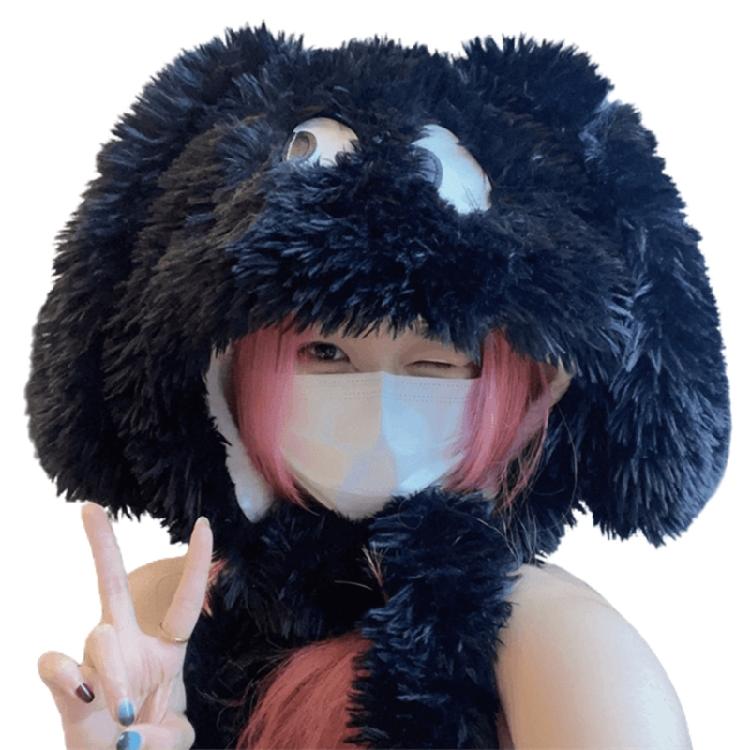 Adult Children Furry Ears Winter Hat Puppy Hat New Year Halloween Party