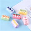 10Pcs Cute Simulation Cake Roll Resin Pendant DIY Jewelry Keychain Dollhouse Home Decoration Accessories