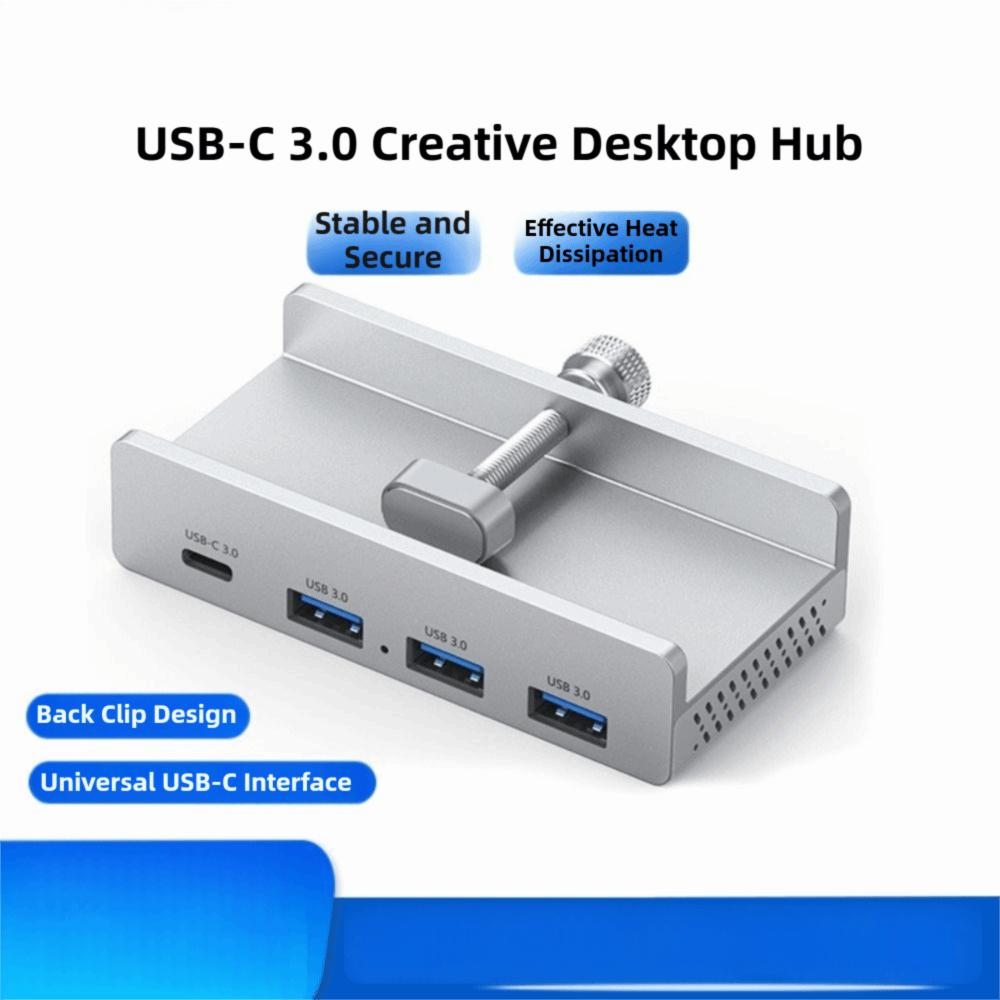 Power Supply USB HUB Clamp USB3.2/3.0/2.0 High Speed HUB Expansion Dock  External Connectivity