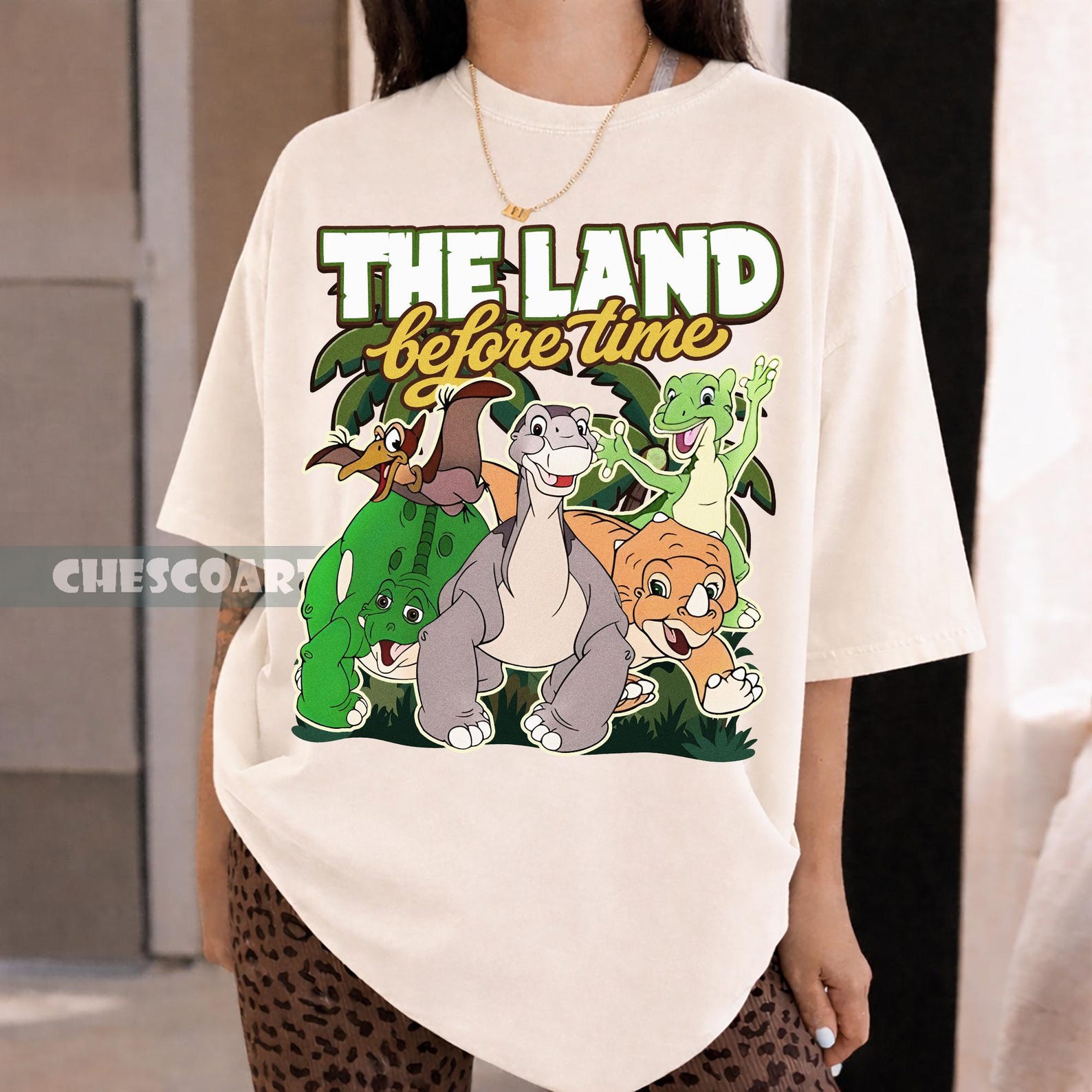 The Land Before Time Shirt, Vintage Dinosaur Friends Tee, Retro Cartoon Dinosaur Graphic T-Shirt S