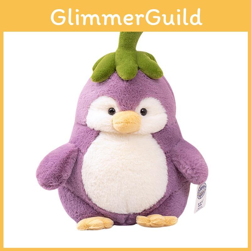 Baby Penguin Plush Toy Cute Cartoon Turned Eggplant Girl Birthday Doll Gift