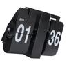 Automatic Flip Clock 12 Hours Vintage Quiet Desktop Clock for Living Room Office Gift