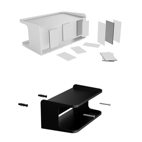 Organizator Universal de Pat Dublu Strat Agățat Noptieră Capacitate Mare Raft de Depozitare Noptieră Puternic