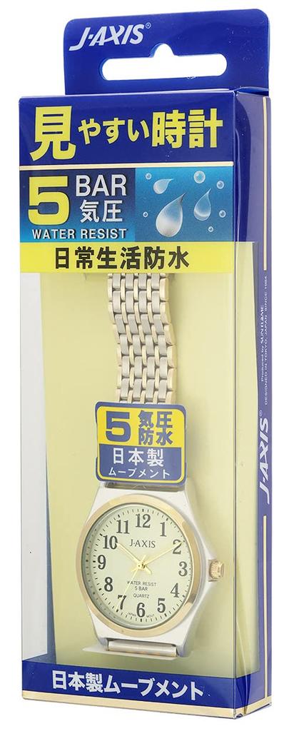 Sun Flame Co., Ltd. J-Axis NAG52NAG52-T Men's Gold Watch