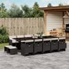 VidaXL Garden Dining Set with Cushions 15 Pcs, Patio Table and Chair, Patio Furniture, Furniture 3210630