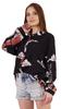 Inkmeso Printed Long Sleeve Oversized Shirt For Women  S Loose Fit Button-Down Shirts
