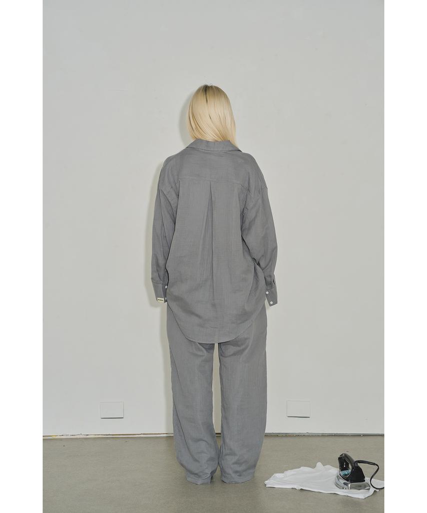 KINGKIM Label Lounge Shirt - Gray