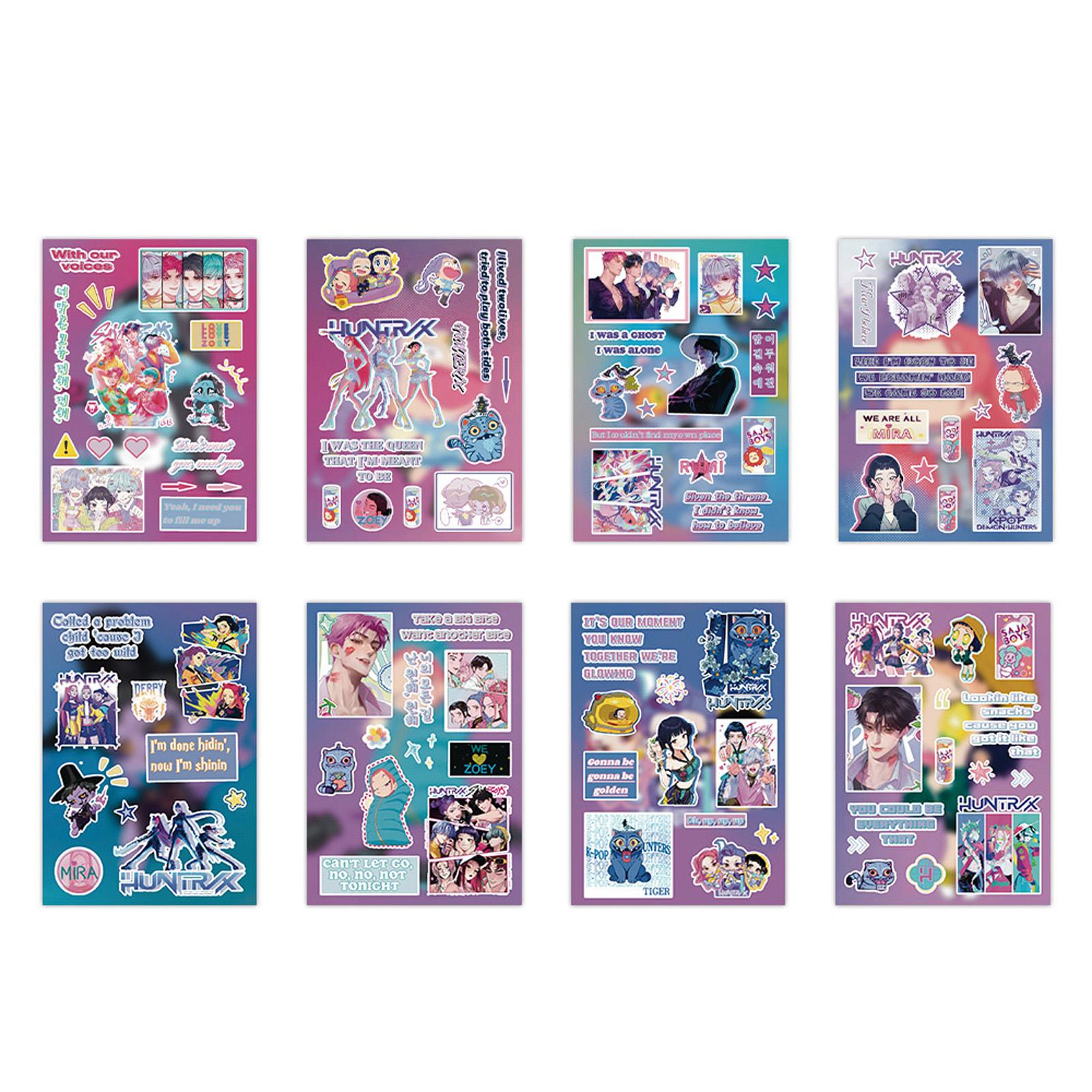 

8 Наклеек Руководство Режущая пленка Ручная работа Декоративные Водонепроницаемые наклейки Наклейки One Size