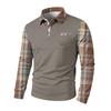 Men's Long,sleeved Collared Button,down Pocket Casual Top