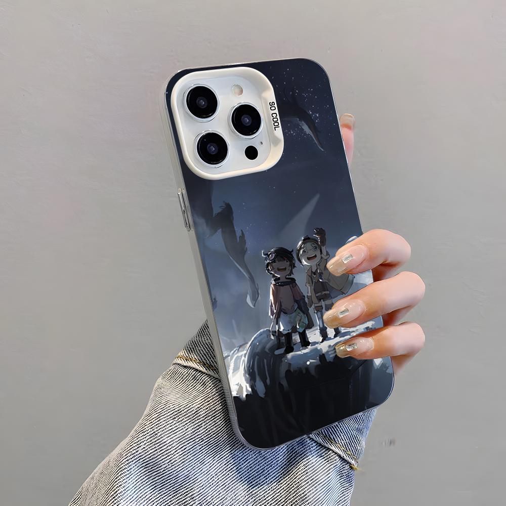 

M-Made In Abyss Phone Case For IPhone 17 Pro Max 15 Pro 16 14 Plus 12 13 Mini 11 Pro Shockproof Colorful Cover iPhone 15 Pro Max