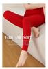 Women's Cashmere High-Waisted Slim-Fit Leggings - Chic and Thick for Autumn/Winter, Wearable Outside for Warmth.