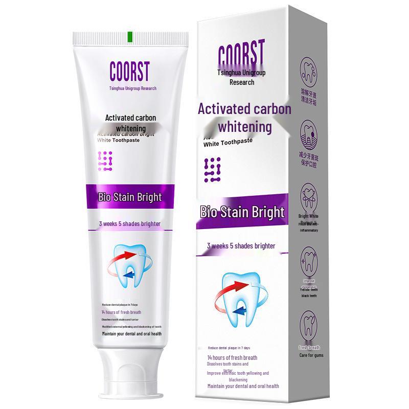 

COORST Purple Antibacterial Peptide Toothpaste for Multi-Effect Tartar and Gum Care.