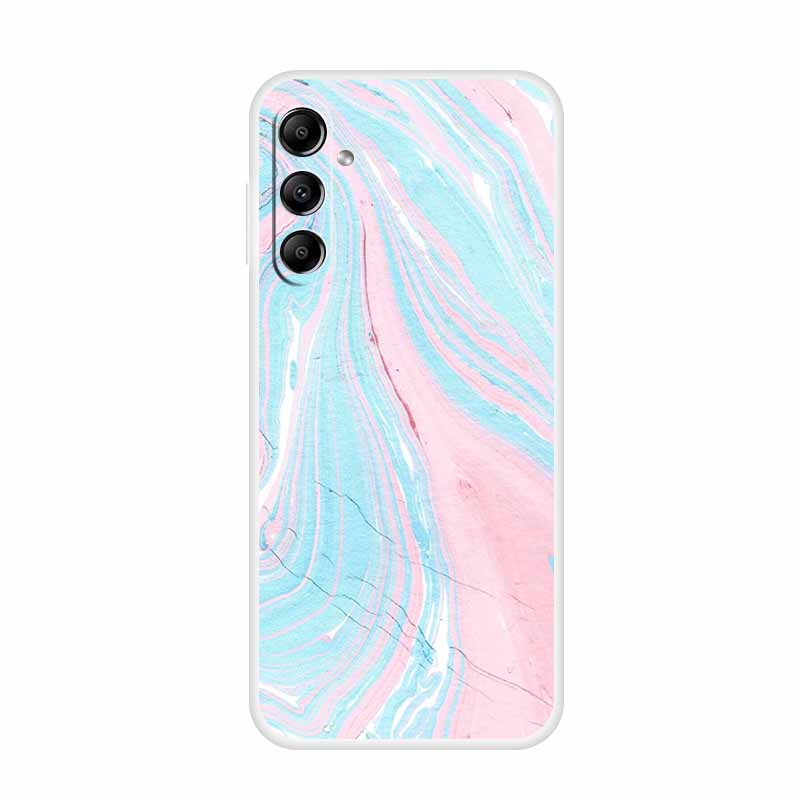 For Samsung Galaxy A14 A34 A54 5G Marble Soft Case Silicone TPU Phone Back Cover Coque for Samsung A 54 34 14 4G Cartoon Fundas