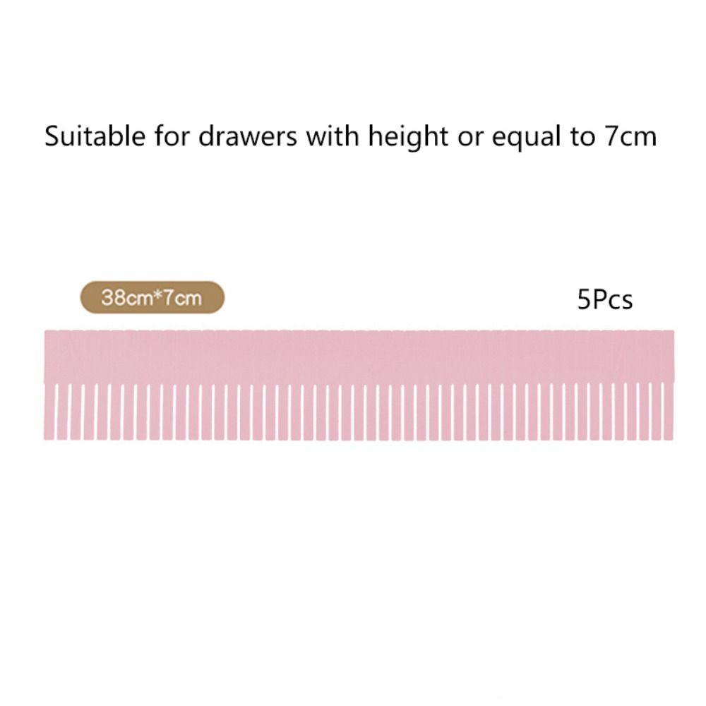5Pcs Adjustable Drawer Divider Household DIY Combination Partition Board Storage Organizer Space-saving Cabinet Closet Separator