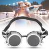 ABS Industrial Vintage Spiked Steampunk Unique Goggles Cycling Glasses Double Layer Windproof Sunglasses