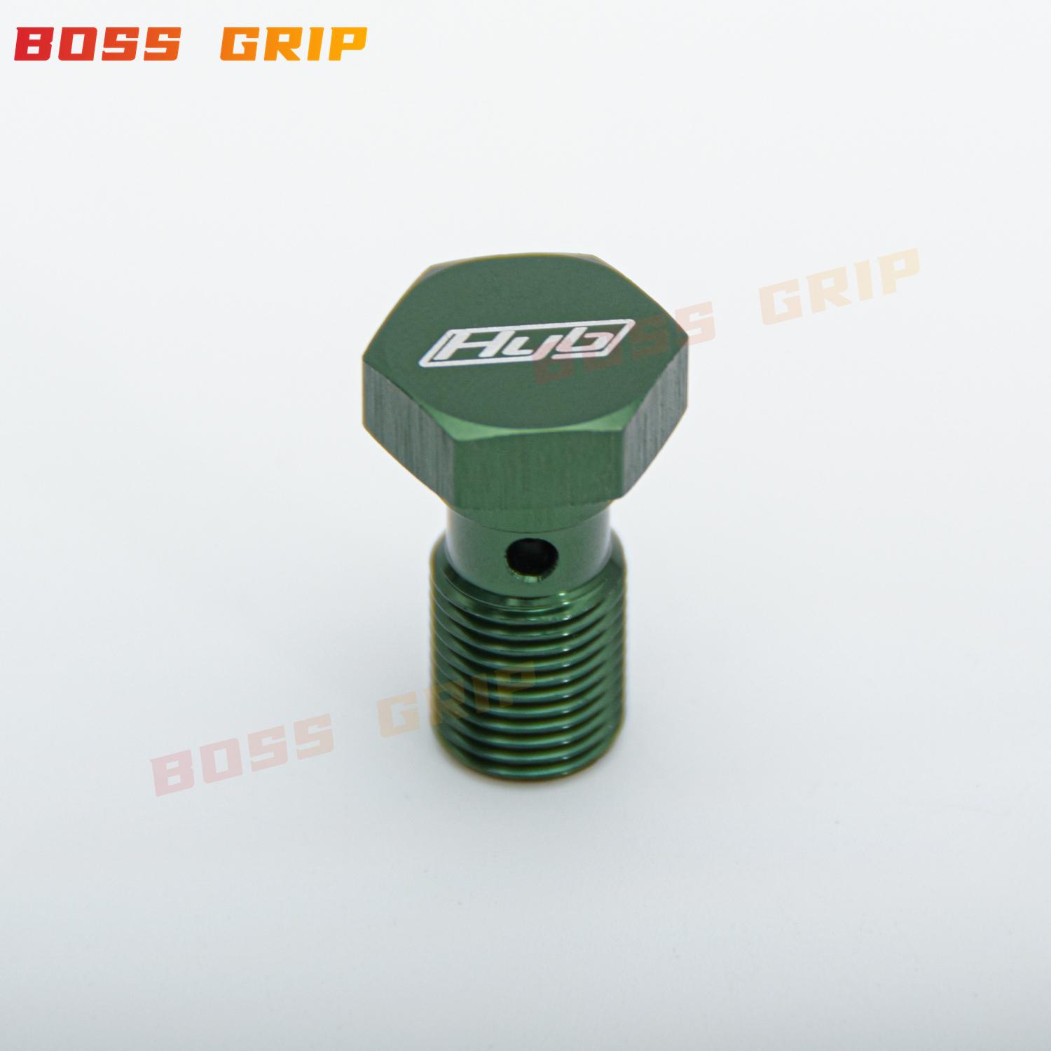 HYB Aluminum Banjo Bolt M10x1 Hydraulic Clutch Screw Universal Brake Caliper Banjo Adaptor