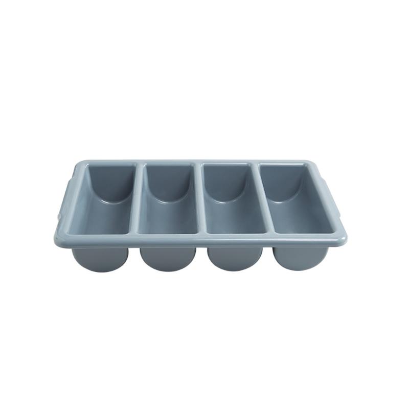 

4 Compartment Utensil Organiser Plastic for Efficient Kitchen Drawer Storage Space Saving Silverware Organiser 1