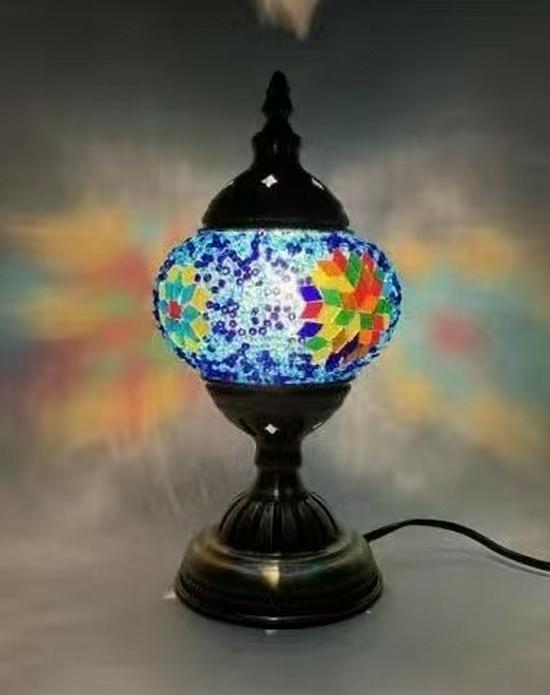 Bohemian Turkey Style Table Lamp - LED Night Light for Bedroom, Study, or Dining