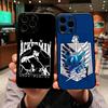 Coque Cover for OPPO A80 A60 A40 A38 A79 A16 A17 A58 A78 A94 A95 A57 A15 A74 A53 A96 A98 Case Attack On Titan Levi Eren Jaeger