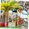 GLEAVI Garden Swing Miniature Model: Mini Hanging Chair DIY Mini Swing, Photography Prop, Desktop