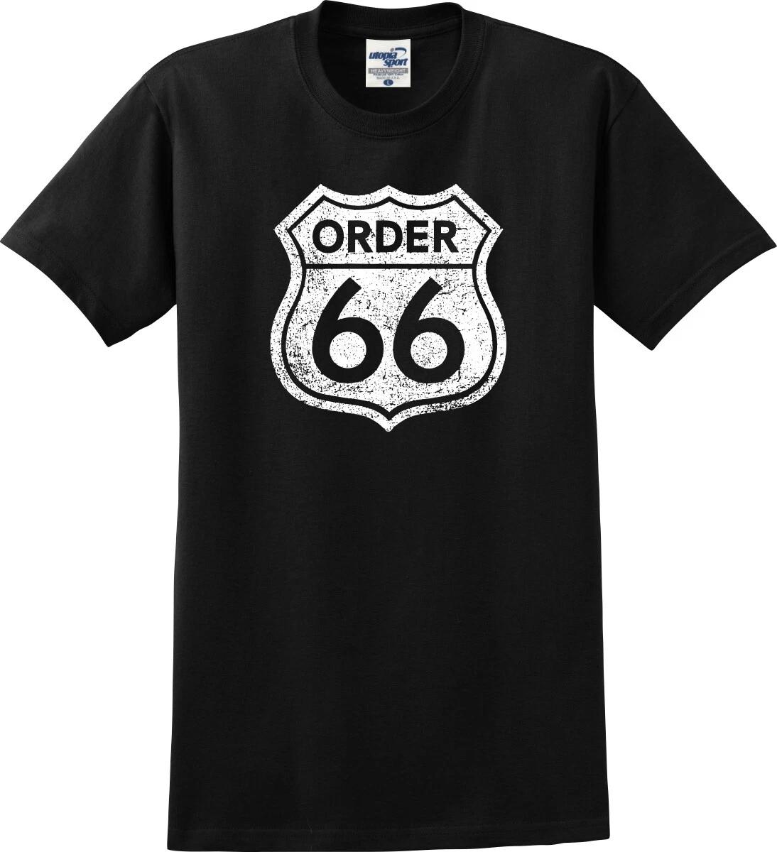 Order 66 Jedi Extermination Order Route Sign Funny Unisex T shirt (S-5X) S