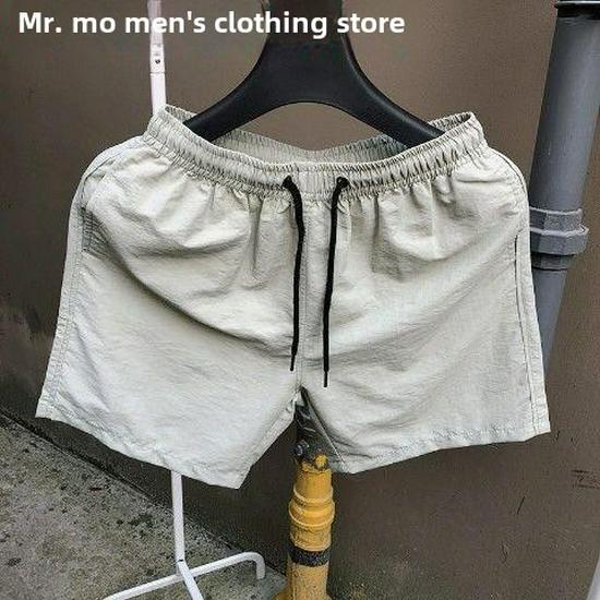 Pánské trendy rychleschnoucí plážové šortky Korejské barvy Candy Color