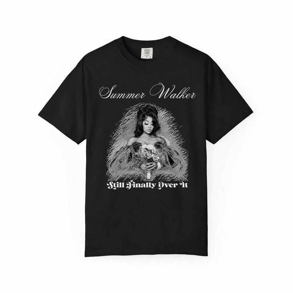 Summer Walker Tour 2026 Still Finally Over It PNG Design Concert Fans Cotton T-shirts Summer Men's Women's Oversized Clothing
